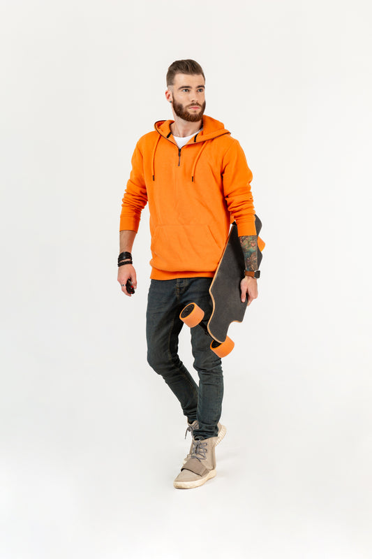 Regular Fit Rich Jersey Fabric Hoodie